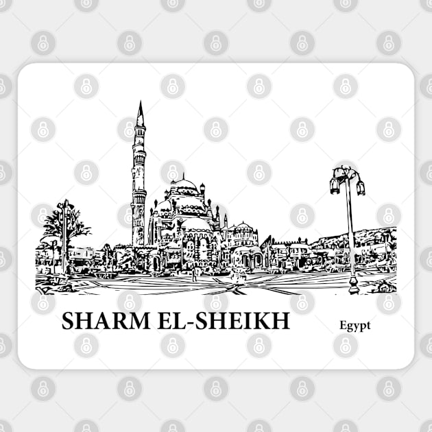 Sharm el-Sheikh Egypt Magnet by Lakeric